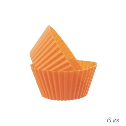 silikon forma košíček-muffin 6 ks 